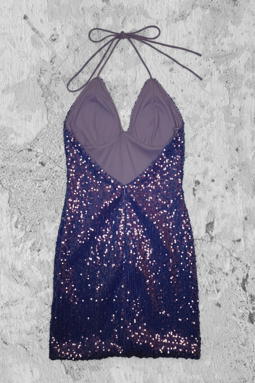 Robe de Fête - Encolure profonde - Taille L