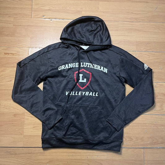 Hoodie gris Orange Lutheran Volleyball - Adidas - Taille S