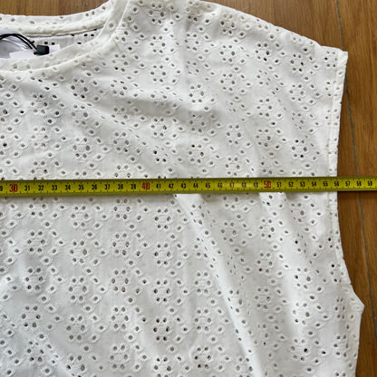 Top blanc Billtornade – Taille XXL