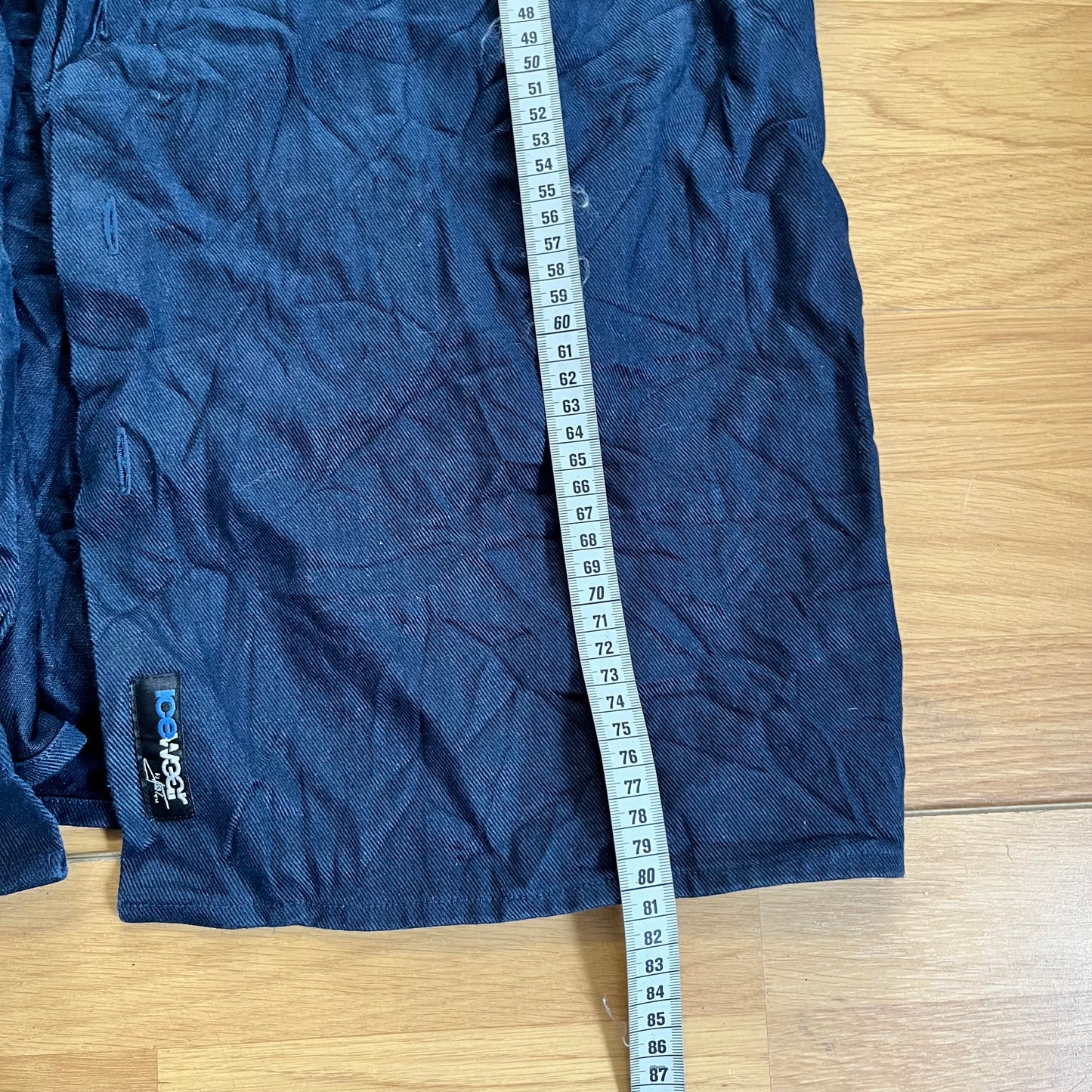 Surchemise noire Ice Wear en coton – Taille L