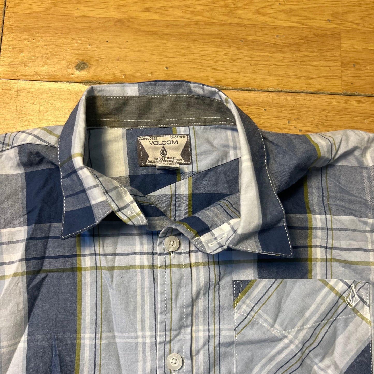 Chemise tartan bleu - Volcom - Taille L