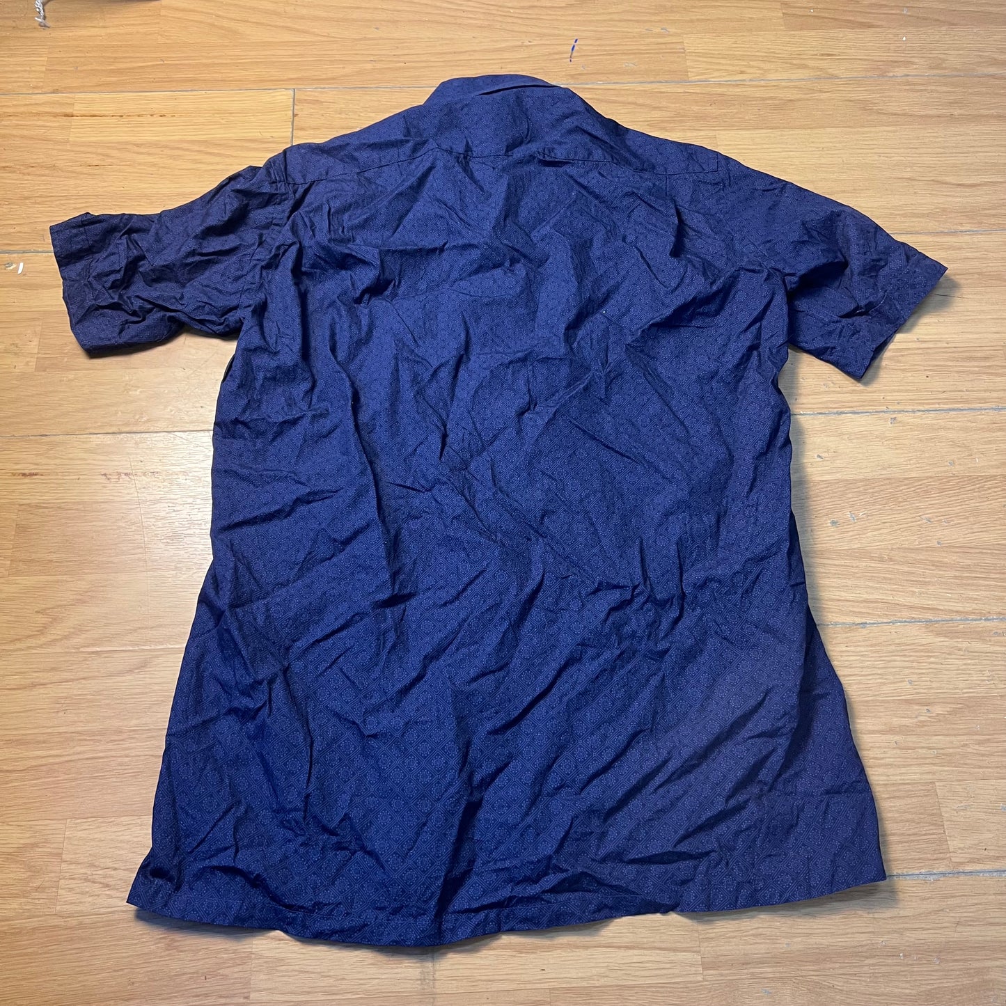 Chemise manches courtes bleu foncé - Topvalu Premium - Taille S