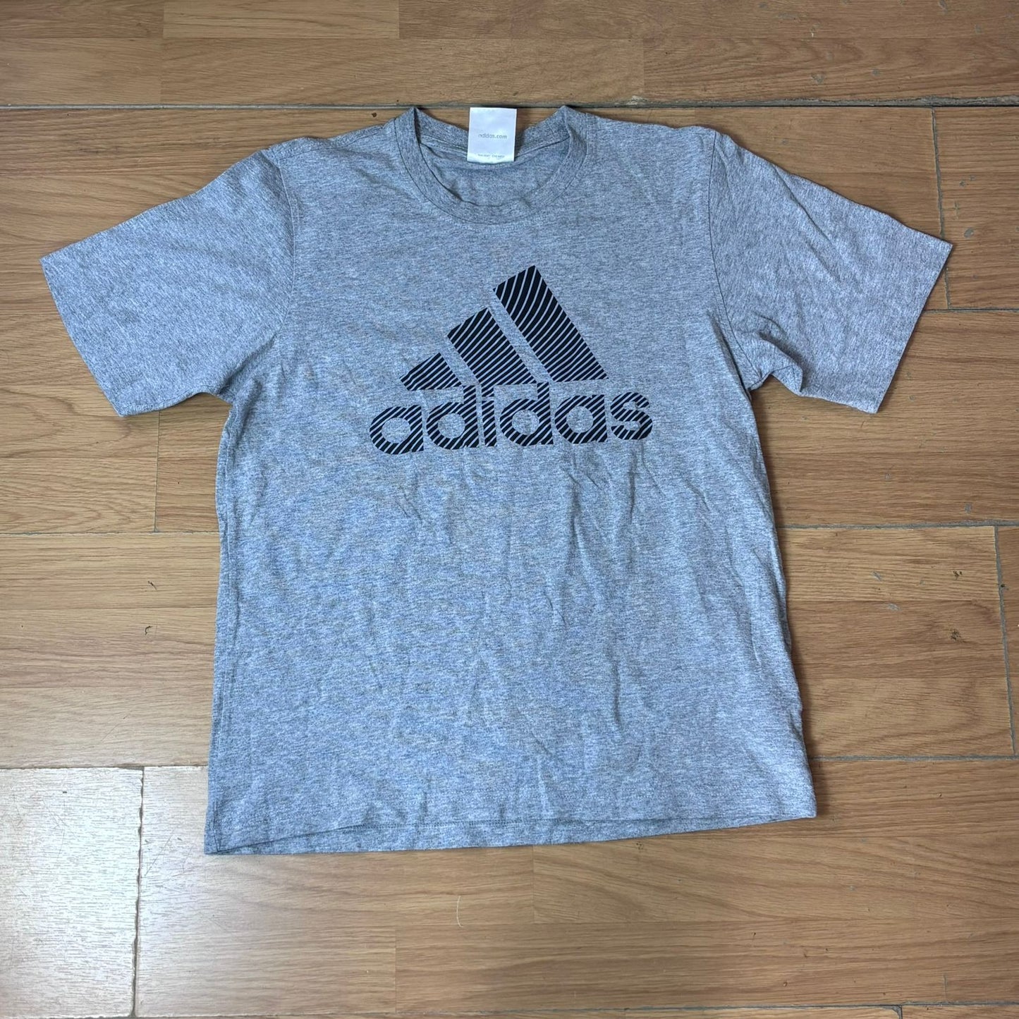 T-shirt Adidas – Taille S (coton, gris)