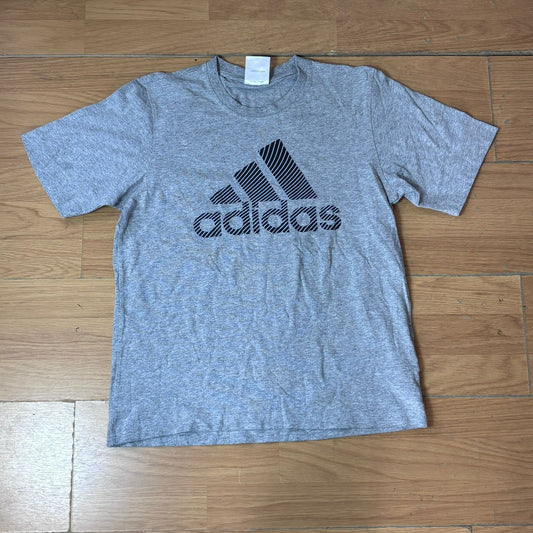 T-shirt Adidas – Taille S (coton, gris)