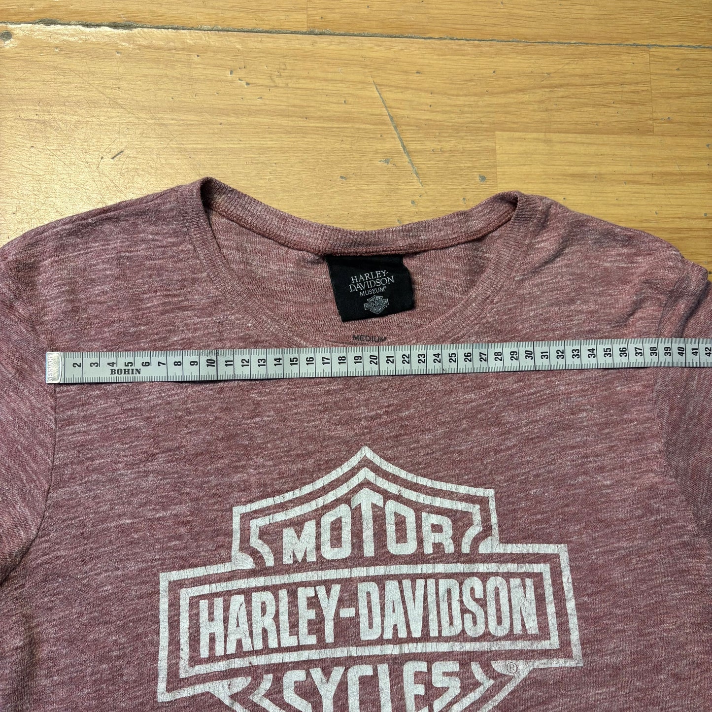 T-shirt rouge/rose Harley Davidson – Taille L