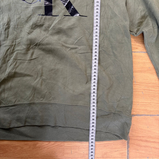 Sweat crewneck kaki - Calvin Klein - Taille M