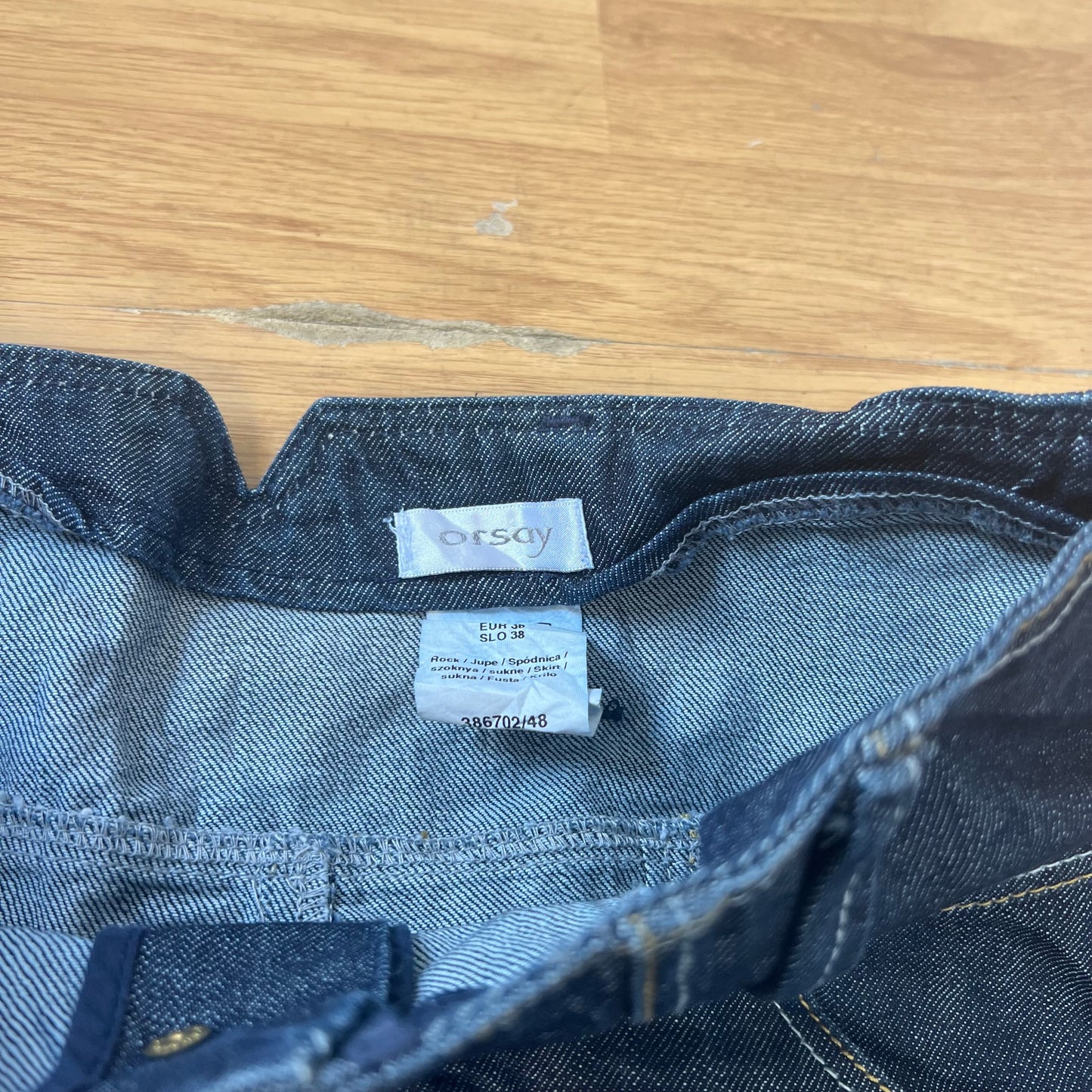Jupe crayon en denim bleu - Taille 36 by DARCY