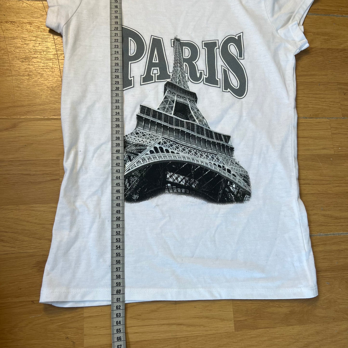 T-shirt blanc Paris - by ZAINAB