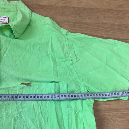 Chemise femme vert fluo - Woodpecker Collection - Taille 46/48 by SARLOTTE