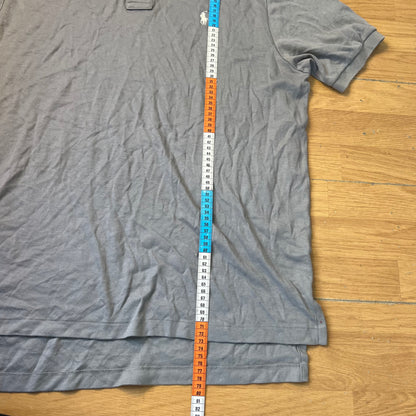 Polo gris-brun - Ralph Lauren - Taille L