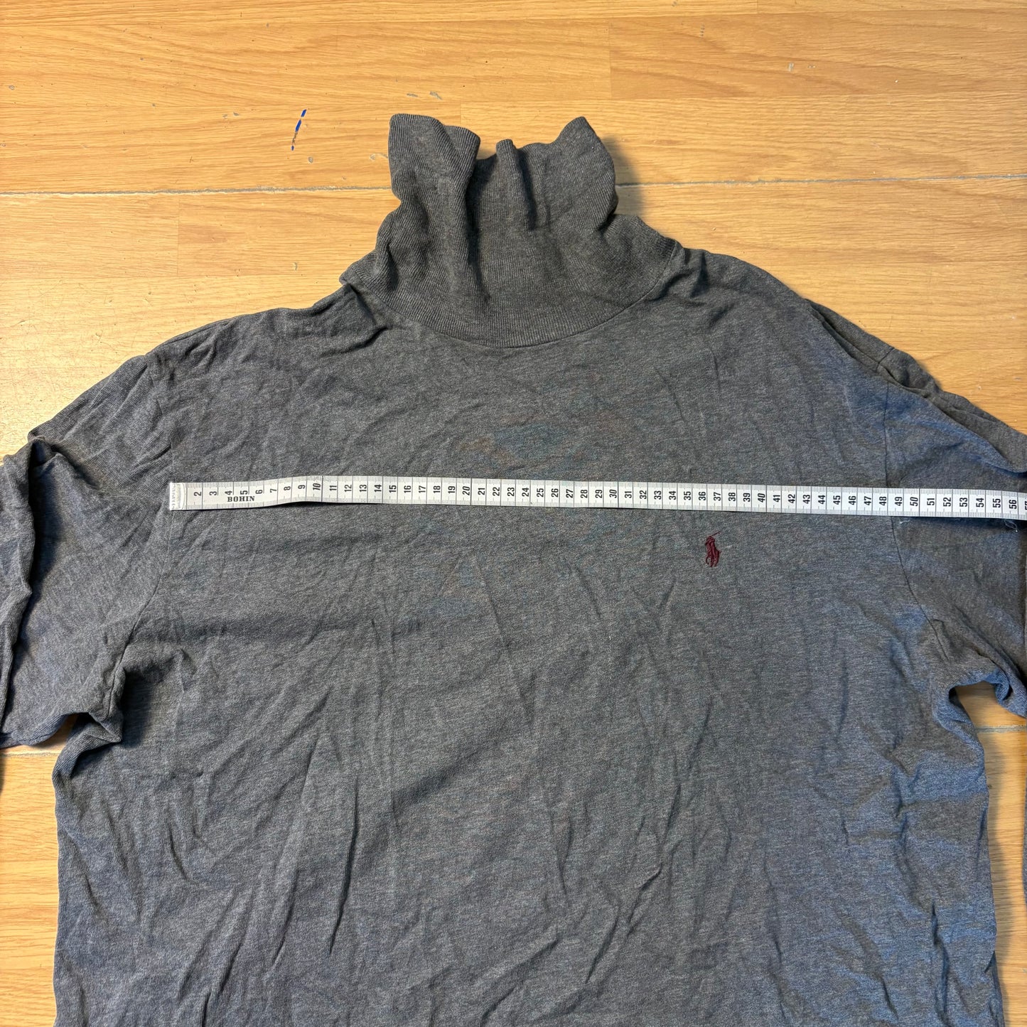 Pull col roulé gris - Polo by Ralph Lauren - Taille L
