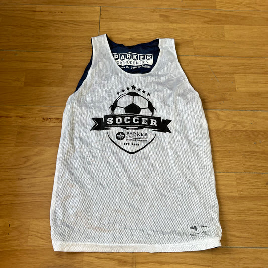 T-shirt football réversible blanc et noir - Taille S