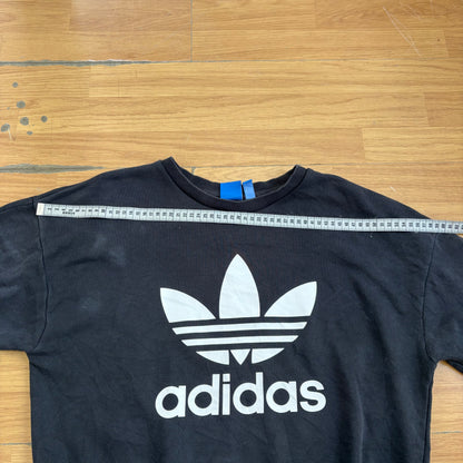 Sweatshirt crewneck noir - Adidas - Taille XS