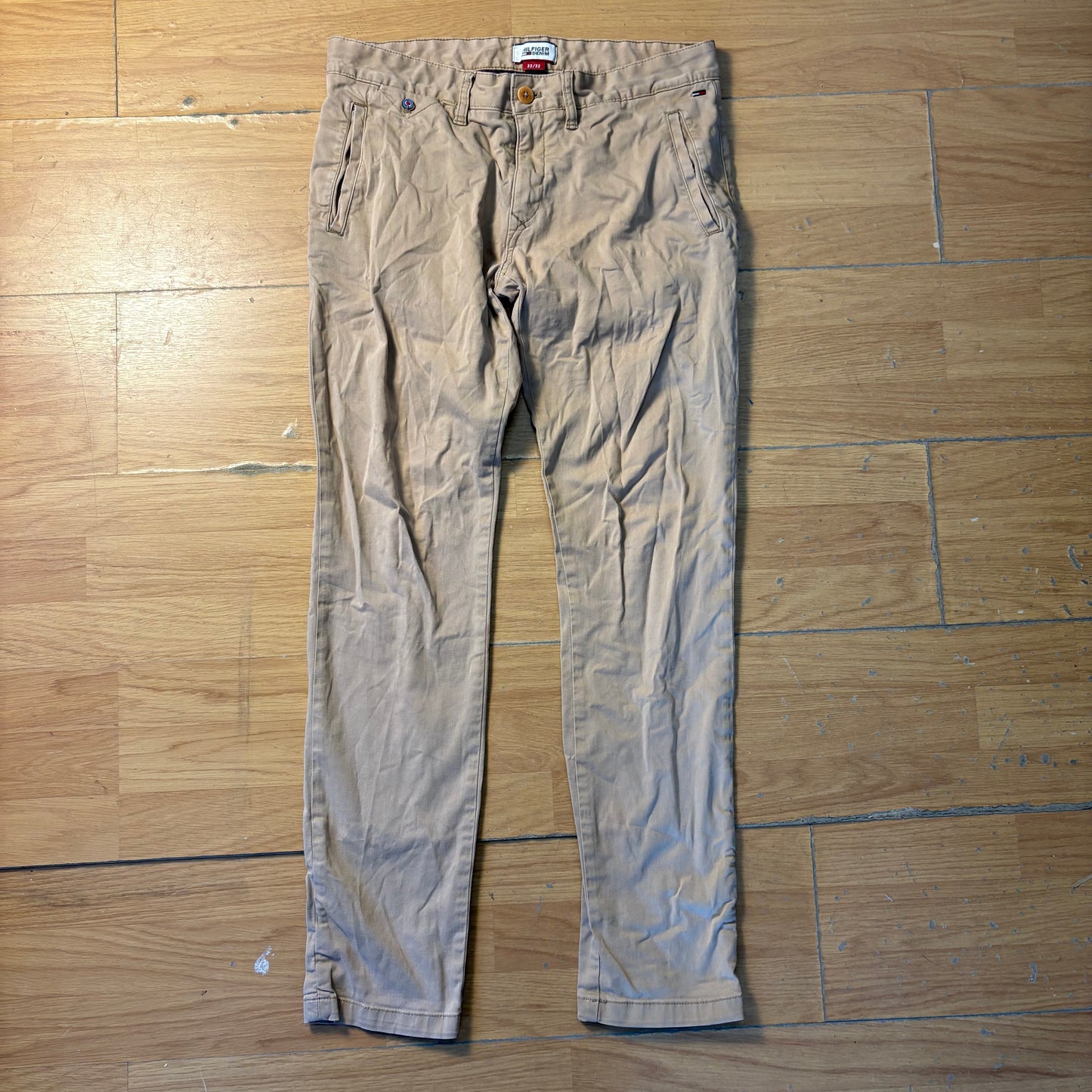 Pantalon chino beige - Hilfiger Denim - Taille 32/32