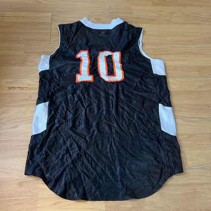 T-shirt basketball noir, blanc et orange - Taille XXL