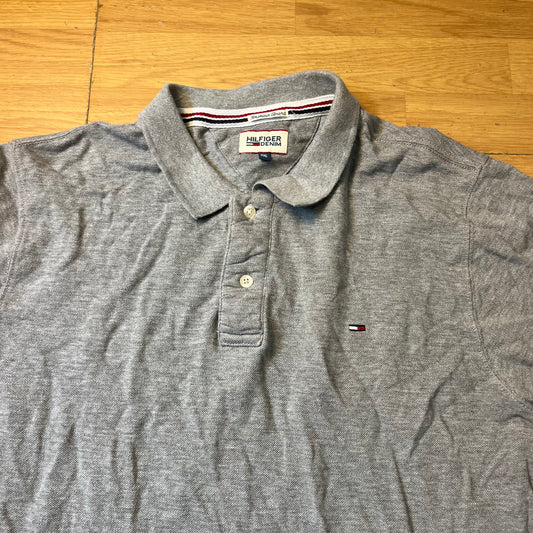 Polo gris - Tommy Hilfiger - Taille XXL