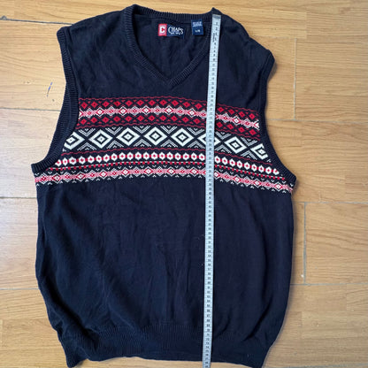 Pull sans manche bleu marine - Chaps - Taille L