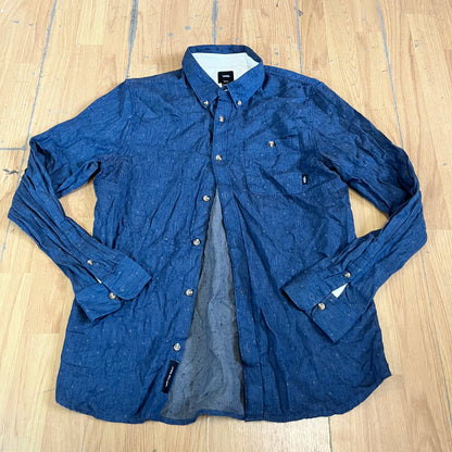 Chemise en jean Vans bleu foncé – Taille M