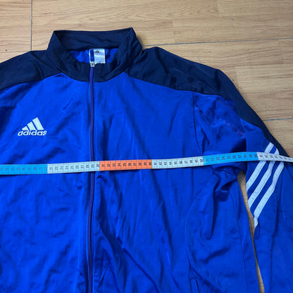 Sweat zippé bleu - Adidas - Taille XL