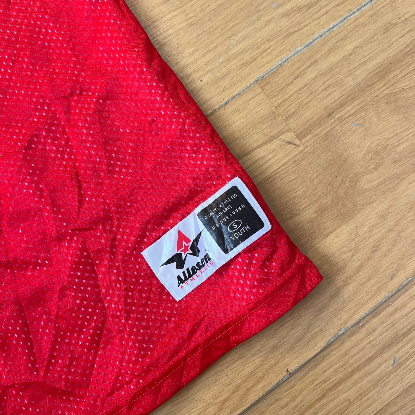 Débardeur réversible style basketball rouge et blanc - Taille S