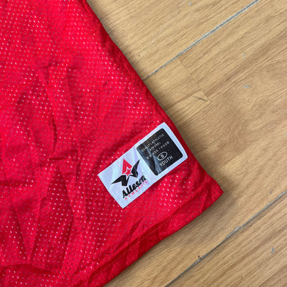 Débardeur réversible style basketball rouge et blanc - Taille S