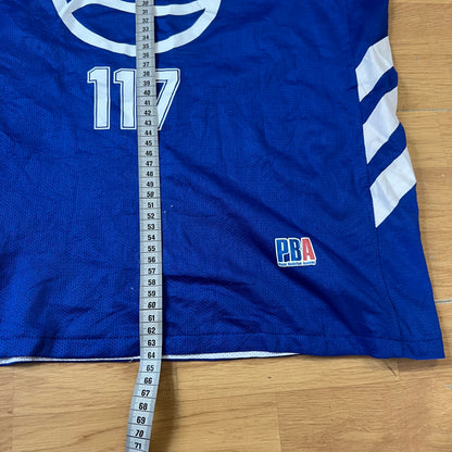 T-shirt basketball bleu et blanc - Pisces - Taille M