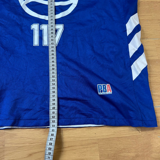 T-shirt basketball bleu et blanc - Pisces - Taille M