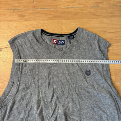 Pull sans manches gris - Chaps - Taille XL