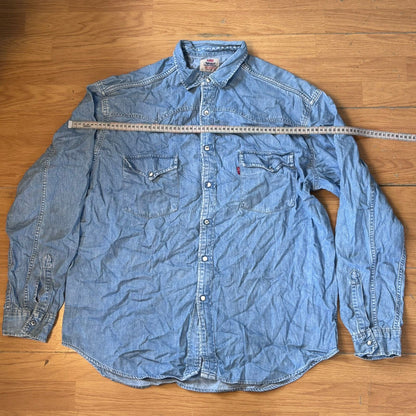 Chemise Levi’s – Bleue avec poche – Taille XXL