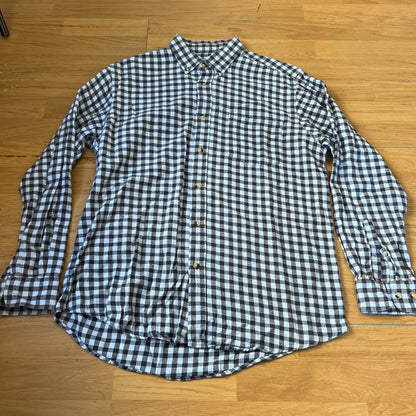 Chemise à carreaux noir et blanc - Taille L
