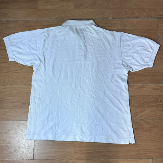Polo Kappa – Taille M (coton, blanc)