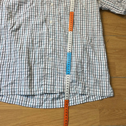 Chemise manches courtes à carreaux - George - Taille S
