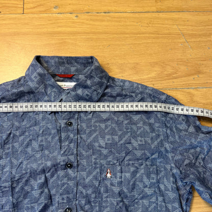 Chemise bleue à détails - Hush Puppies - Taille M