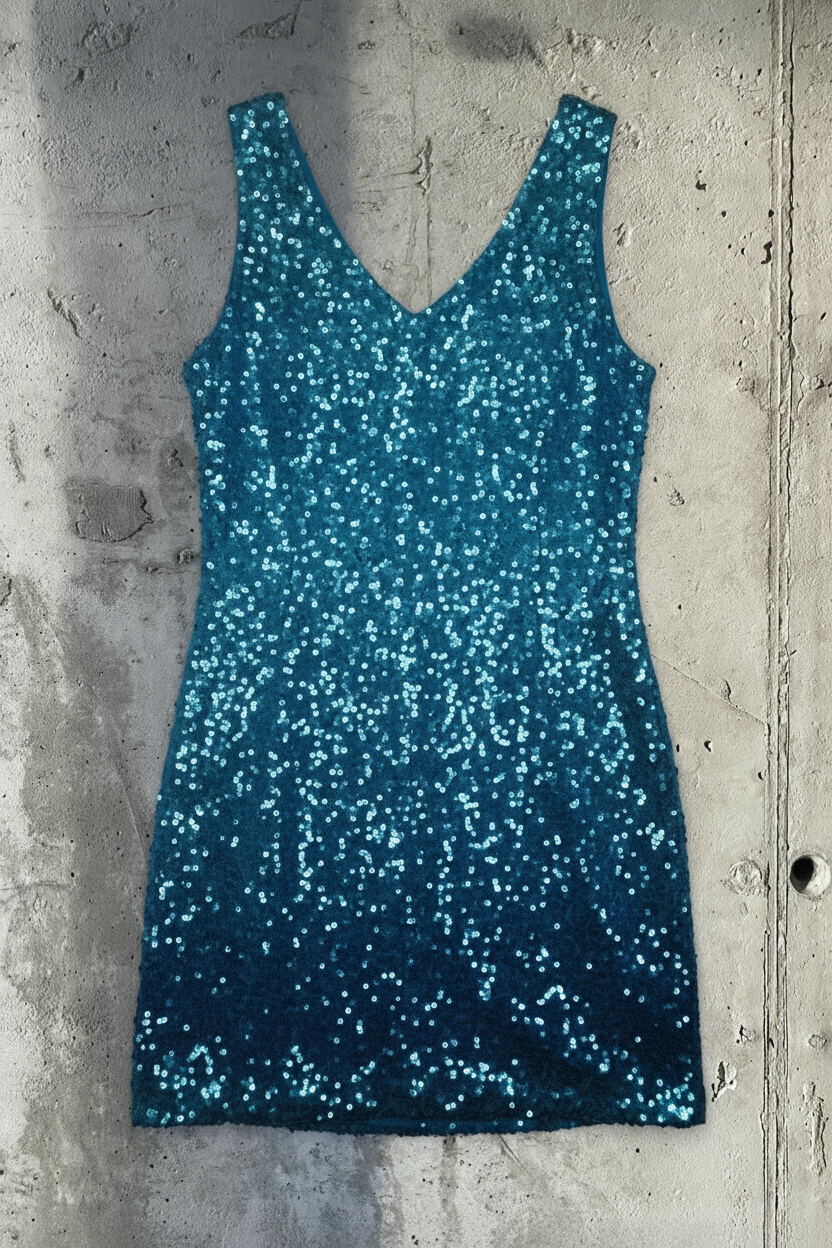 Robe bleu ciel - Taille L
