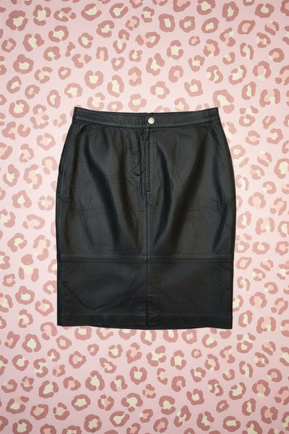 Jupe En Cuir Véritable - by SARLOTTE