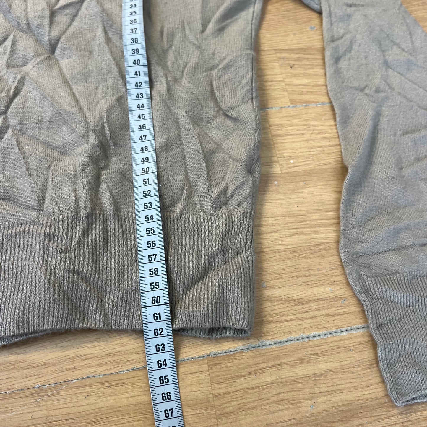 Pull col roulé marron clair - M.J. Carroll - Taille XL