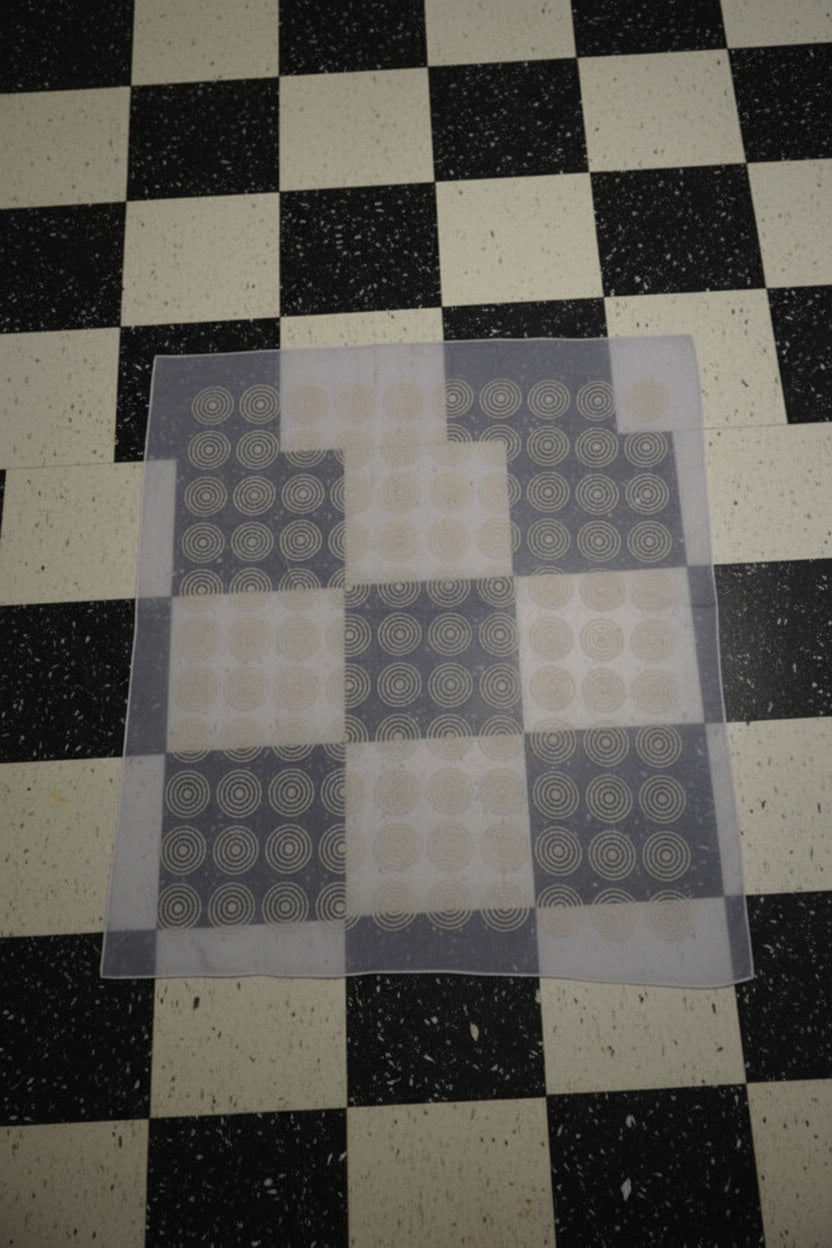 Foulard violet pâle transparent – BY SARAH LANG