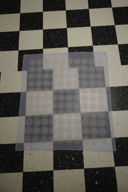 Foulard violet pâle transparent – BY SARAH LANG