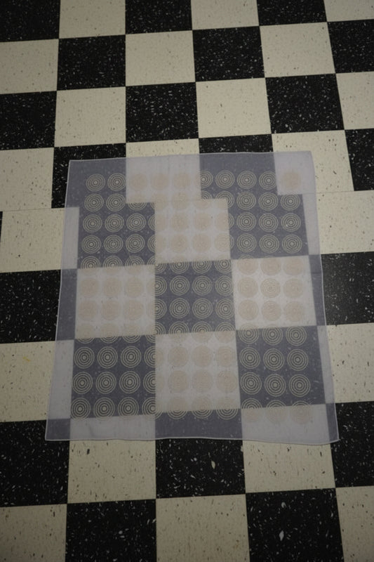 Foulard violet pâle transparent – BY SARAH LANG