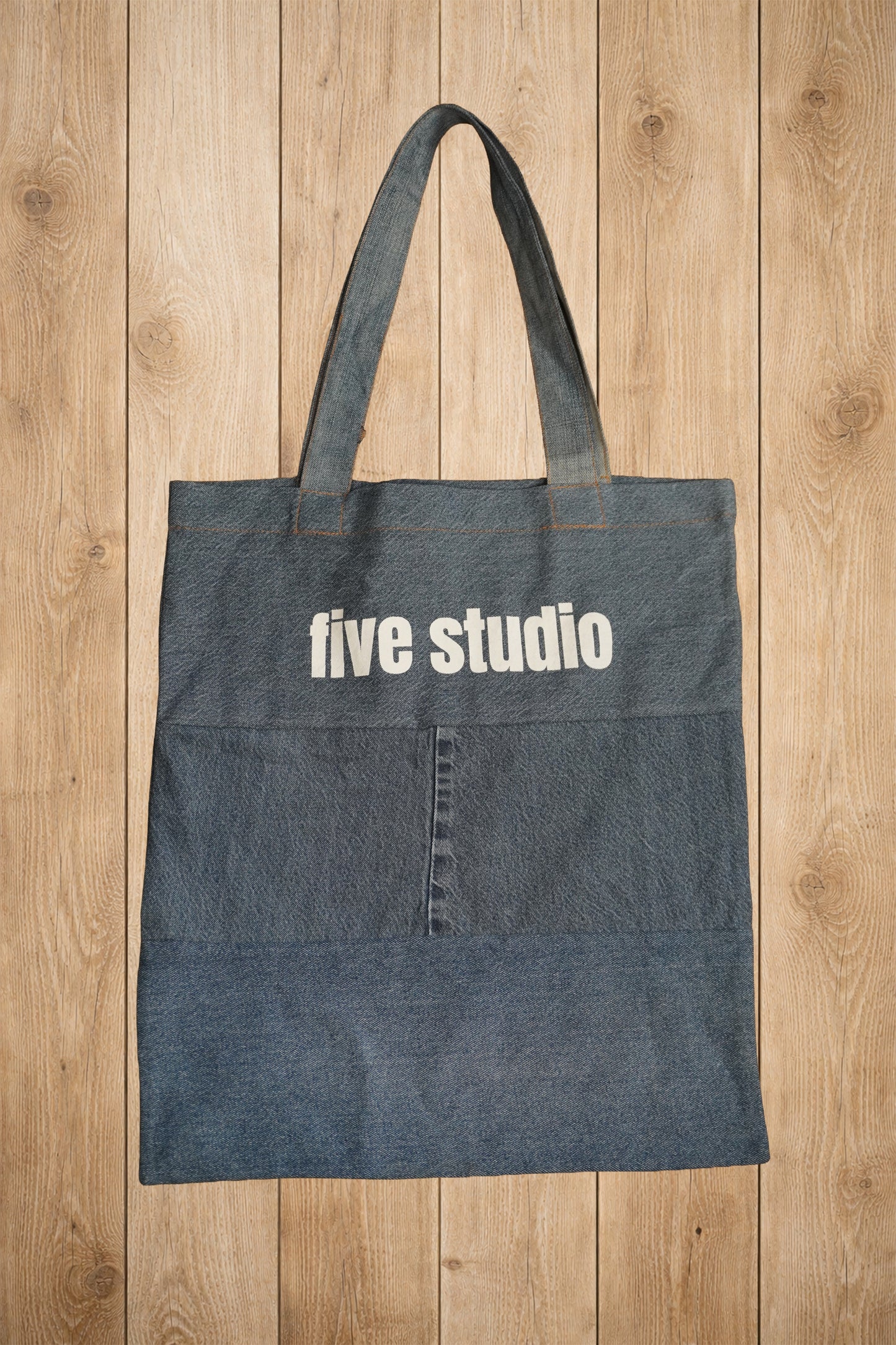 Tote Bag Denim Five Studio – By BÉATRICE