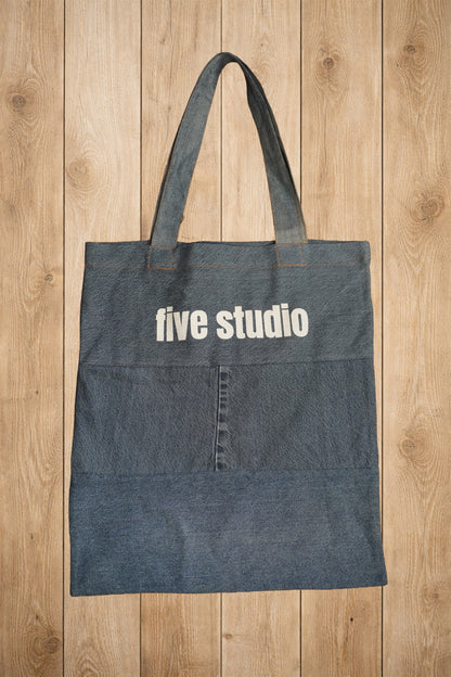 Tote Bag Denim Five Studio – By BÉATRICE