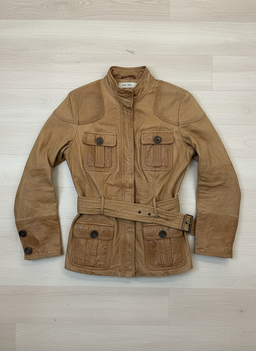 Manteau En Cuir - by BÉATRICE