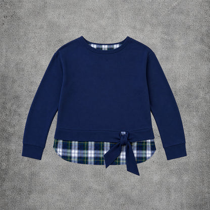 Pull chemise à nœud bleu - Izod - Taille M