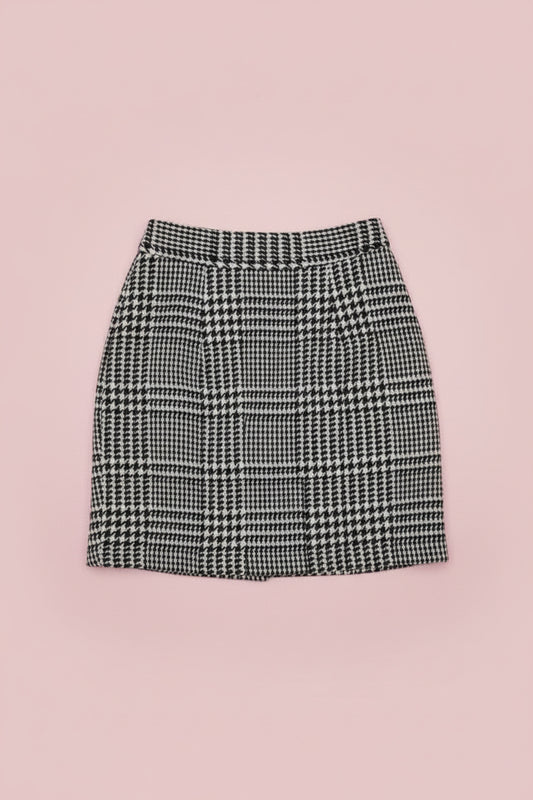 Jupe blanche et noire tweed – by Zainab