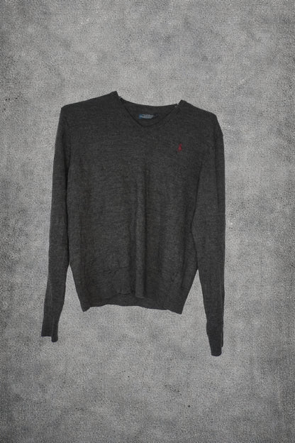 Pull gris clair Ralph Lauren – Taille – XL