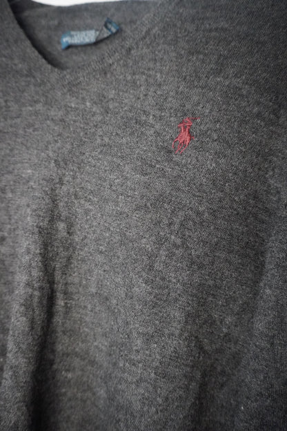 Pull gris clair Ralph Lauren – Taille – XL