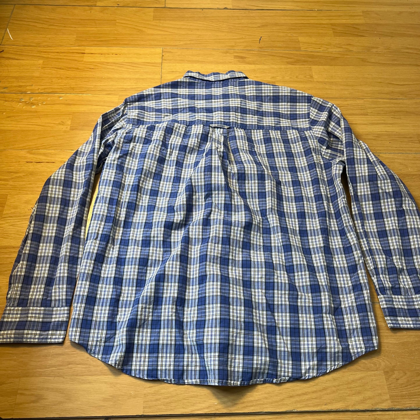 Chemise à carreaux bleu - Chaps - Taille L
