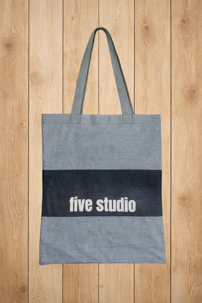 Tote Bag Denim Five Studio – By BÉATRICE