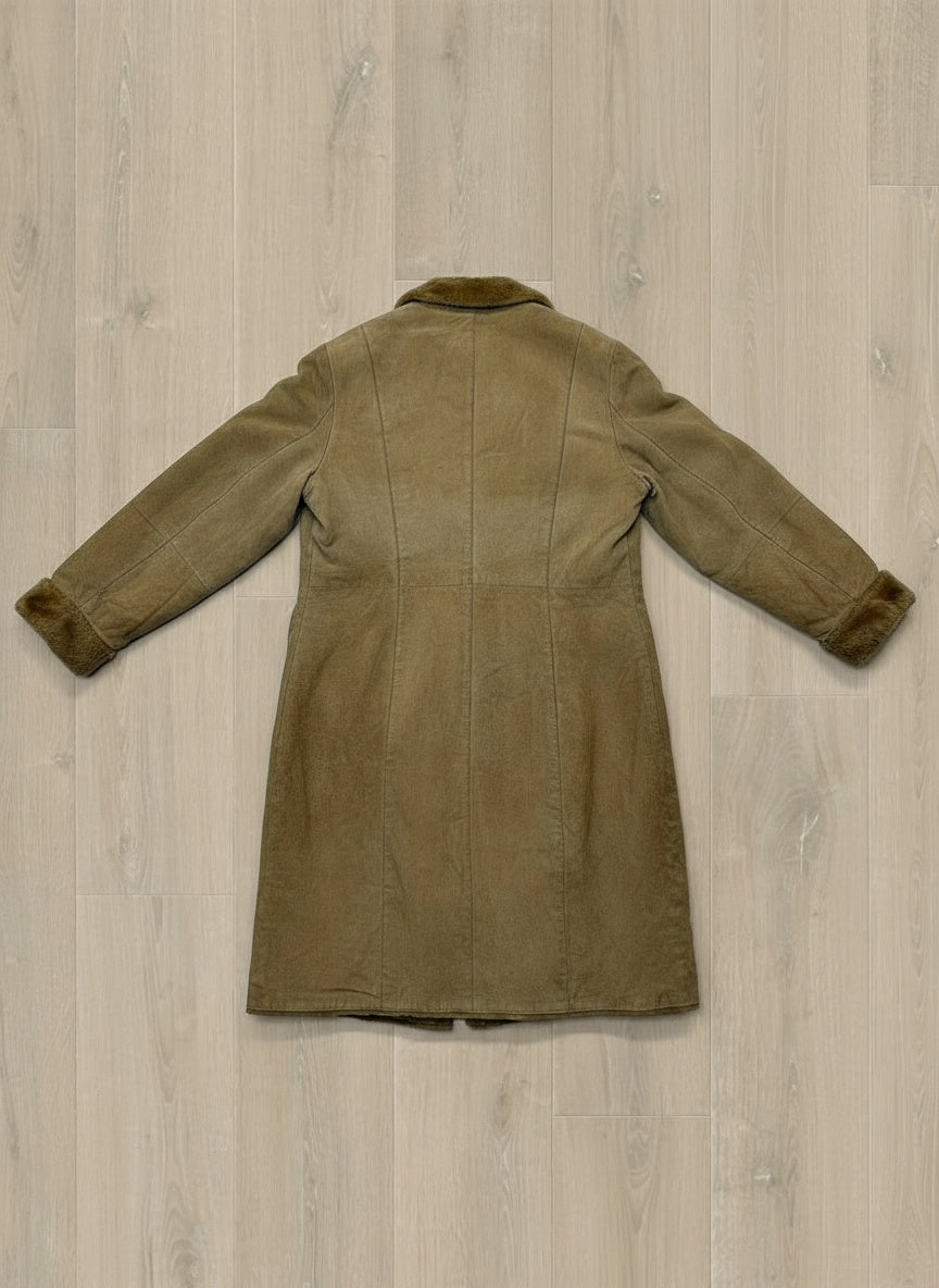 Manteau Long En Cuir - by BÉATRICE
