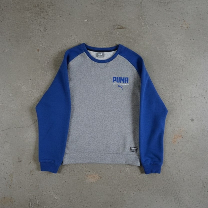 Sweat gris et bleu PUMA – taille M